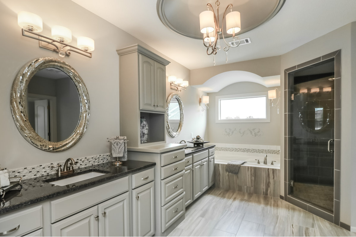Glam Bathroom Design Photo by Home Color Schemes Wayfair